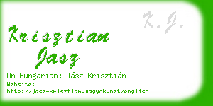 krisztian jasz business card