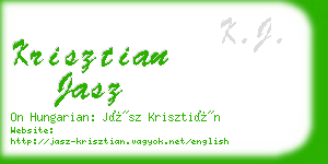 krisztian jasz business card